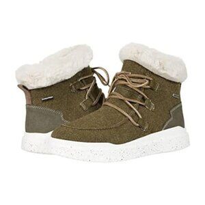 Romika Womens Helsinki Winter Fleece Boots Olive Eu Size : 39 / 8 - 8/5 NIB
